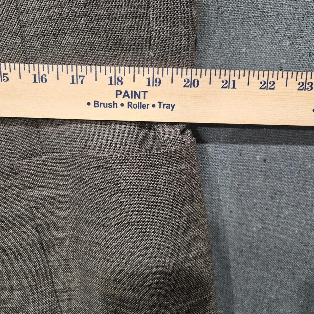 Nautica Mens Grey Textured Two Button Sport Blazer 42R Map Lining Patch Pocket